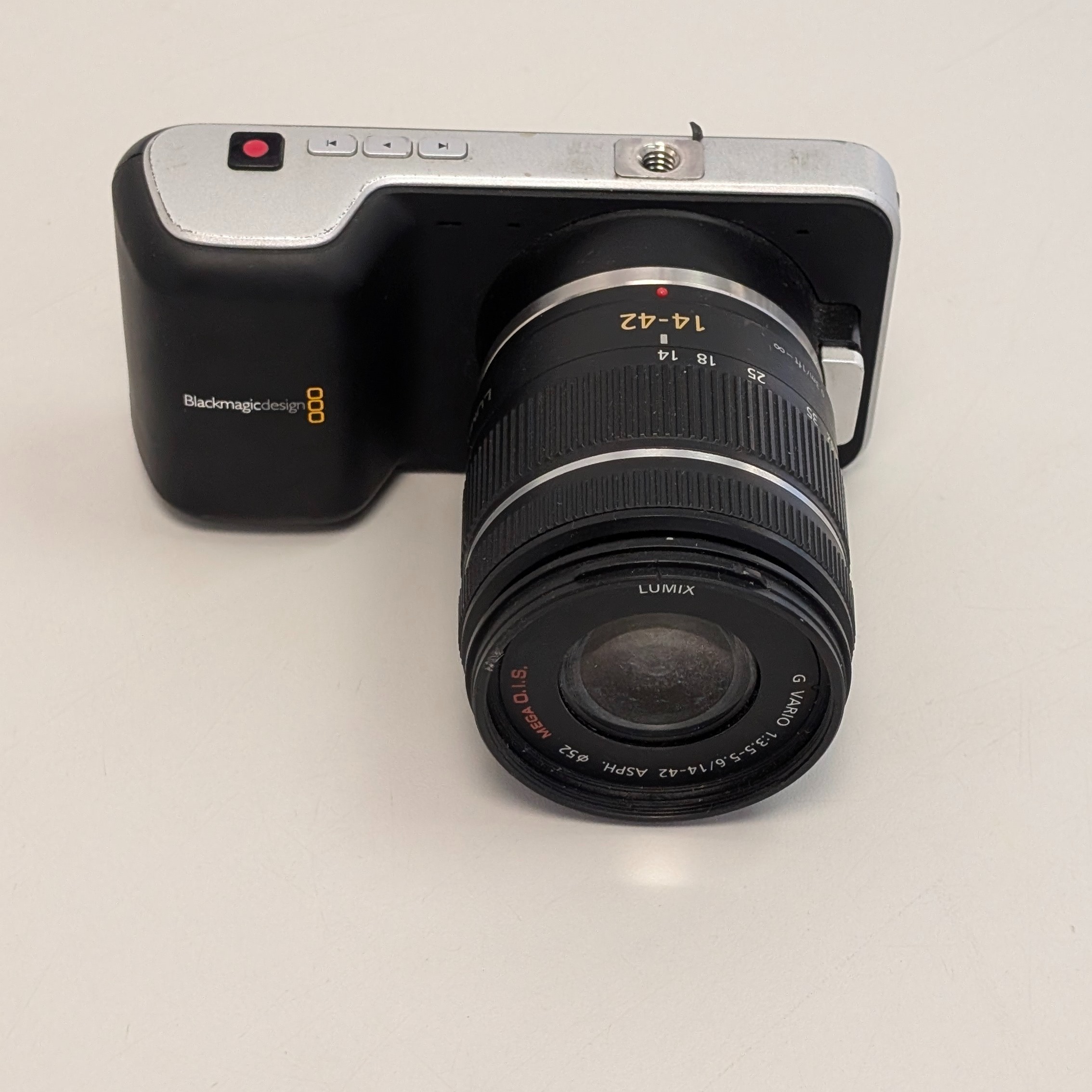Pre-owned Blackmagic Design Pocket Cinema Camera with Lumix 14-42